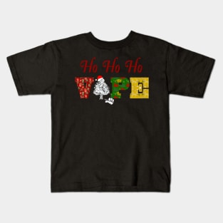 Ho HO Ho VAPE  Vapers Christmas Kids T-Shirt